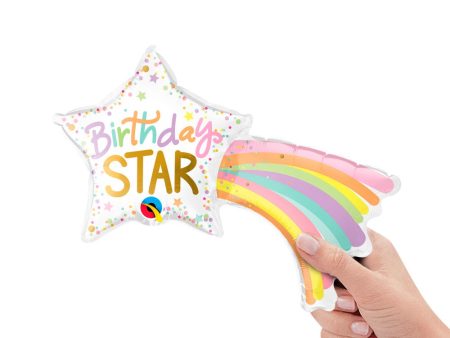 14 inch BIRTHDAY STAR MINI SHAPE (AIR-FILL ONLY) Online now