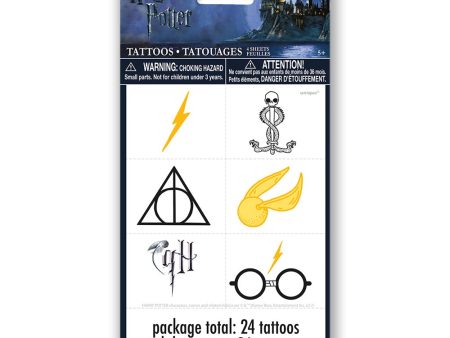 HARRY POTTER TATTOOS (24 PK) For Cheap