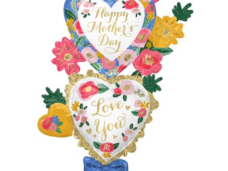 59 inch HAPPY MOTHER S DAY PAINTED FLORAL PRINTS For Cheap