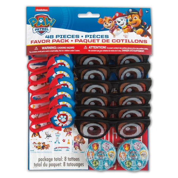 PAW PATROL FAVOR PACK (48 PK) Fashion