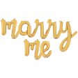 MARRY ME - BETALLIC SCRIPT LETTERS KIT (AIR-FILL ONLY) Fashion