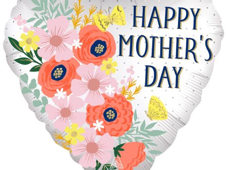 18 inch HAPPY MOTHER S DAY SATIN BLOOMS Discount