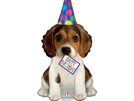 14 inch BIRTHDAY PUPPY MINI SHAPE (AIR-FILL ONLY) Fashion