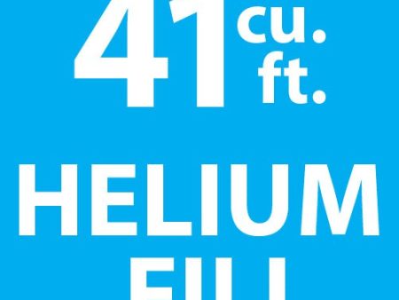 HELIUM FILL - 41 CU. FT. CYLINDER Online now