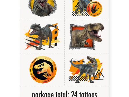 JURASSIC WORLD 3 TATTOOS (24 PK) Sale