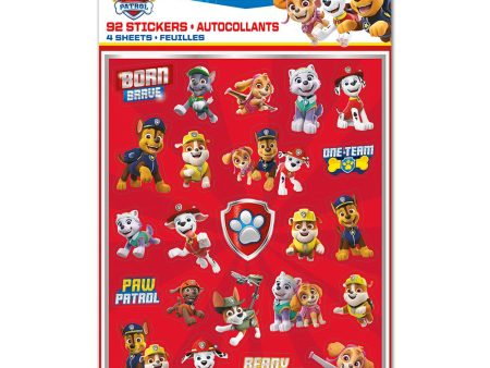 PAW PATROL STICKERS SHEETS (92 PK) Online now