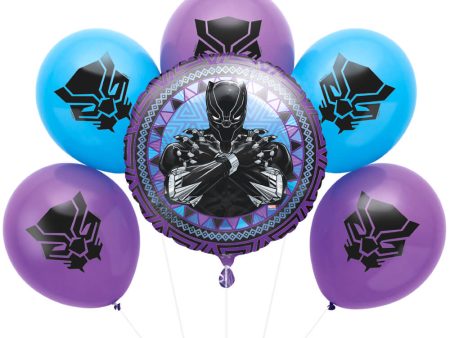 BLACK PANTHER FOIL & LATEX BALLOON KIT For Sale