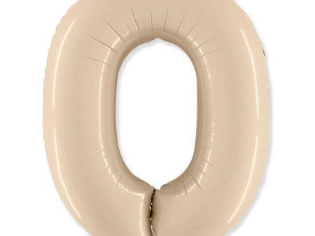 42 inch NUMBER 0 - PARTY BRANDS - SATIN CREAM Online