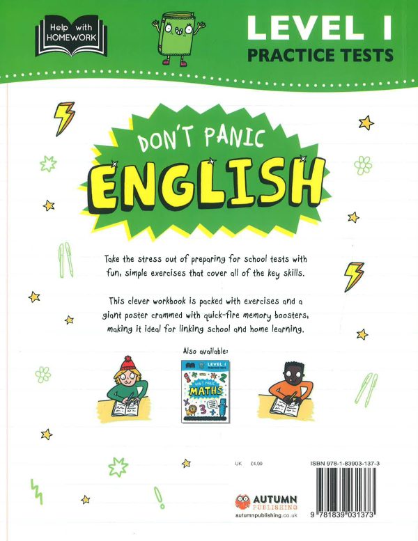 Level 1 Practice Tests: Don T Panic English Online Sale