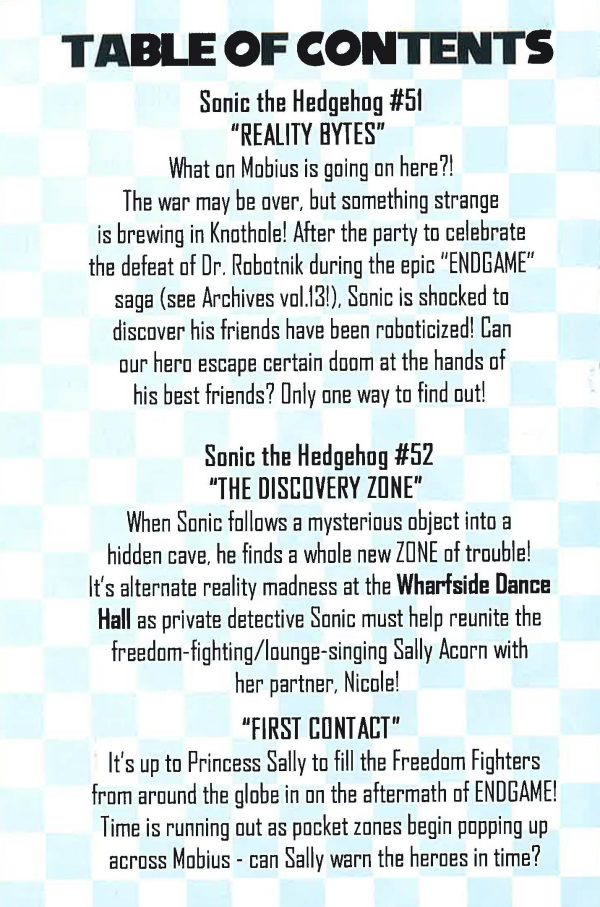 Sonic The Archives: Volume 14 Online now