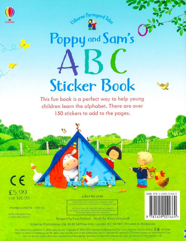 Poppy And Sam S Abc Sticker Book Hot on Sale