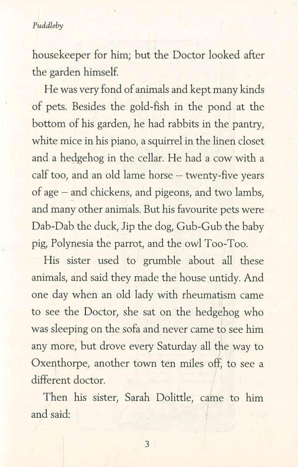 The Story Of Doctor Dolittle Online Sale