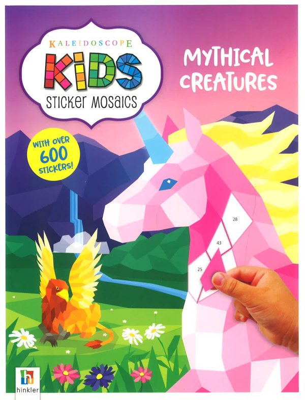 Kaleidoscope Kids Sticker Mosaics: Mythical Creatures Hot on Sale